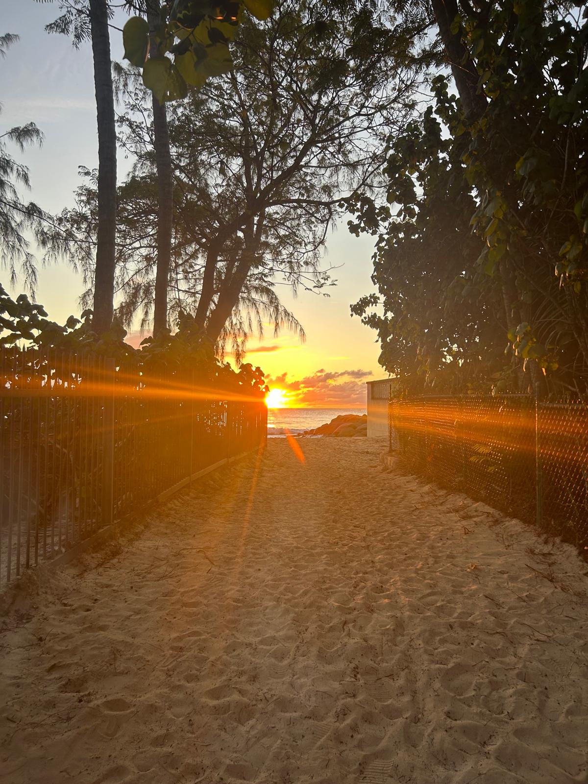 Beach Path at Sunset Villa Melissa Barbados - Beach Path Sunset