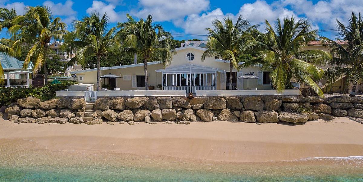 Barbados villas on the beach