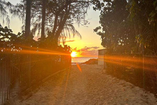 Beach Path Sunset