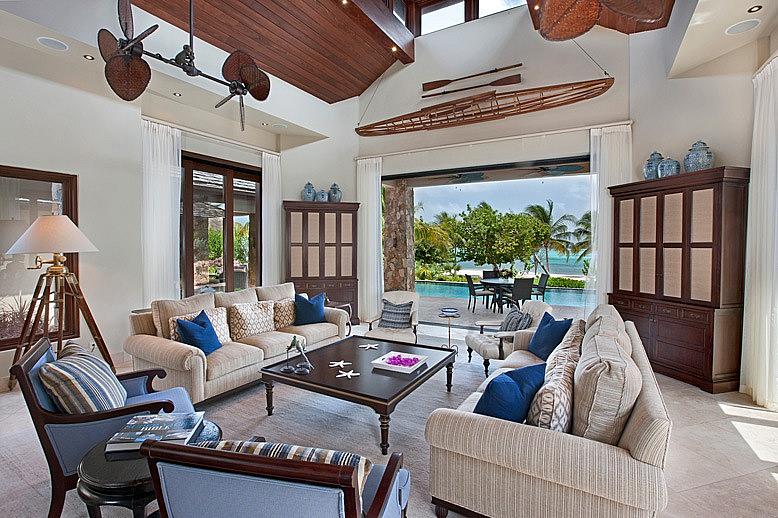 Oil Nut Bay Bella Beach Villa Great Room Oil Nut Bay Bella Beach Villa Great Room