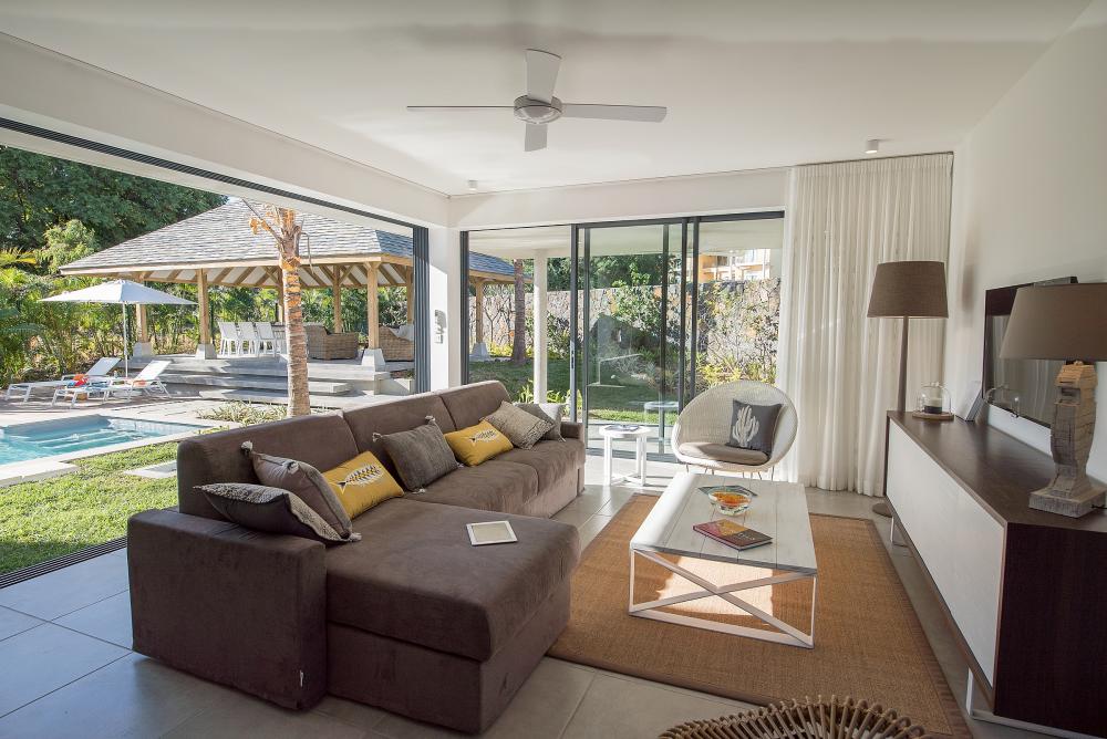 Marguery Villas Mauritius - Deluxe Villa Living Area Marguery Villas Mauritius - Deluxe Villa Living Area