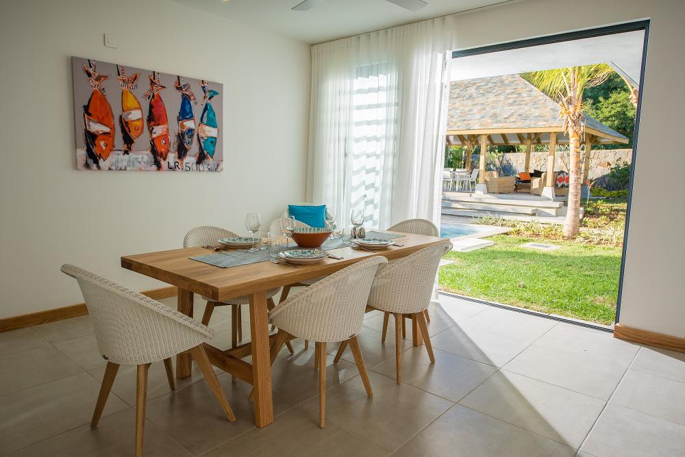 Marguery Villas Mauritius - Deluxe Villa Dining Area Marguery Villas Mauritius - Deluxe Villa Dining Area