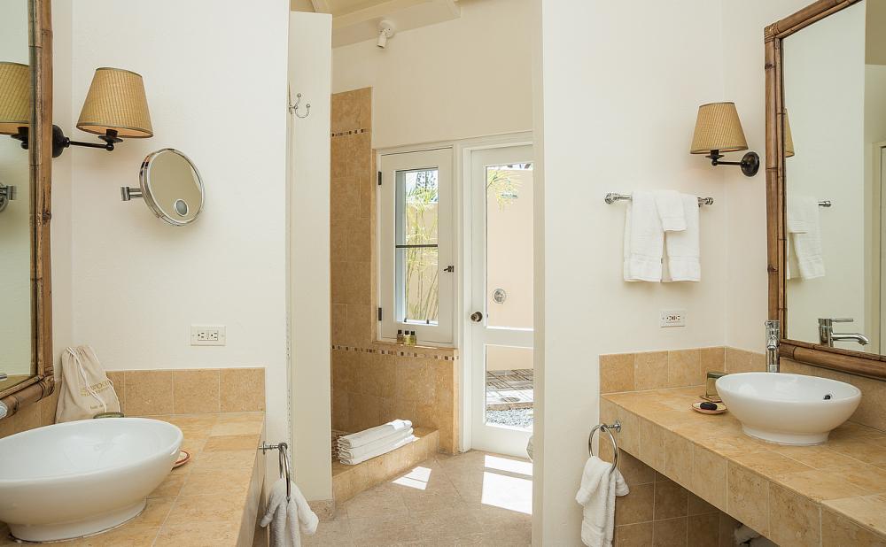 Antigua, Jumby Bay Island - Rondavel Suite Bathroom Antigua, Jumby Bay Island - Rondavel Suite Bathroom