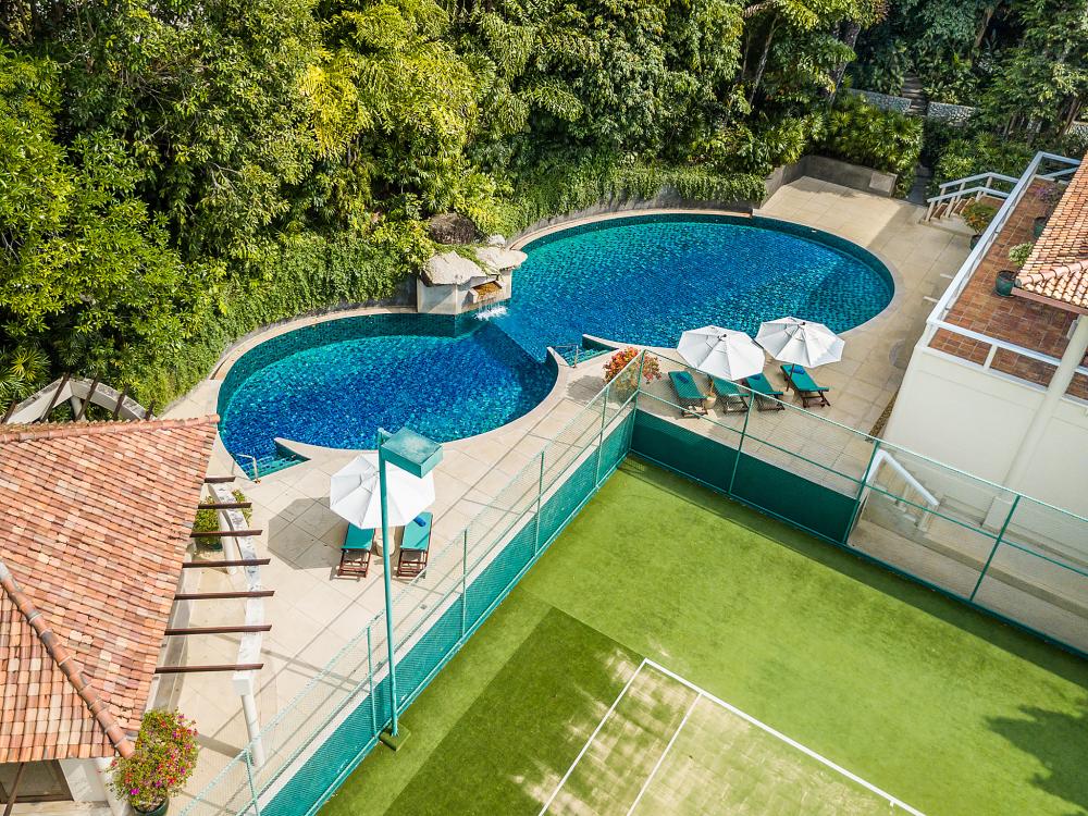 Katamanda Resort Phuket - aerial view of pool Katamanda Resort Phuket - aerial view of pool