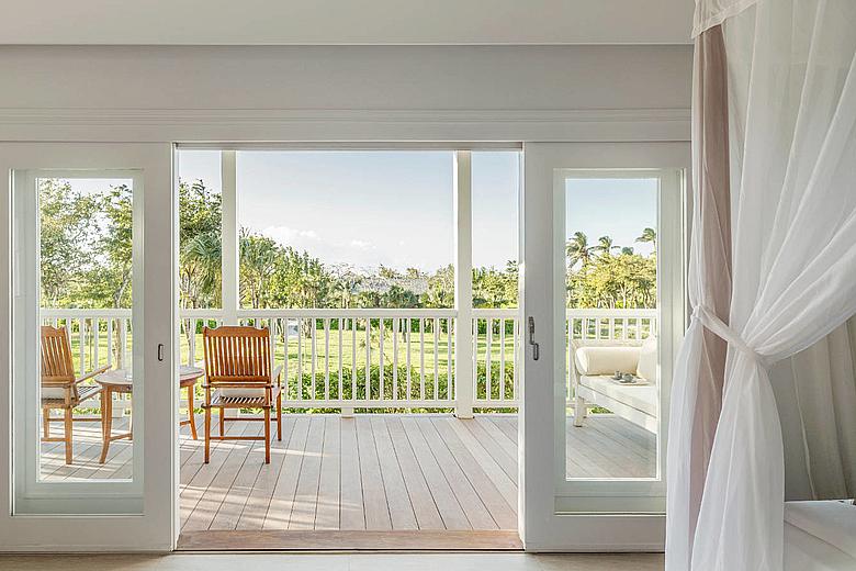 Parrot Cay and COMO Shambhala Retreat - Garden Room Balcony Parrot Cay and COMO Shambhala Retreat - Garden Room Balcony