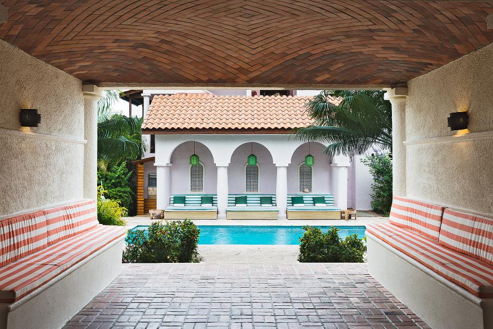 Cap Maison Luxury Resort and Spa - Spanish Courtyard Corridor Cap Maison Luxury Resort and Spa - Spanish Courtyard Corridor