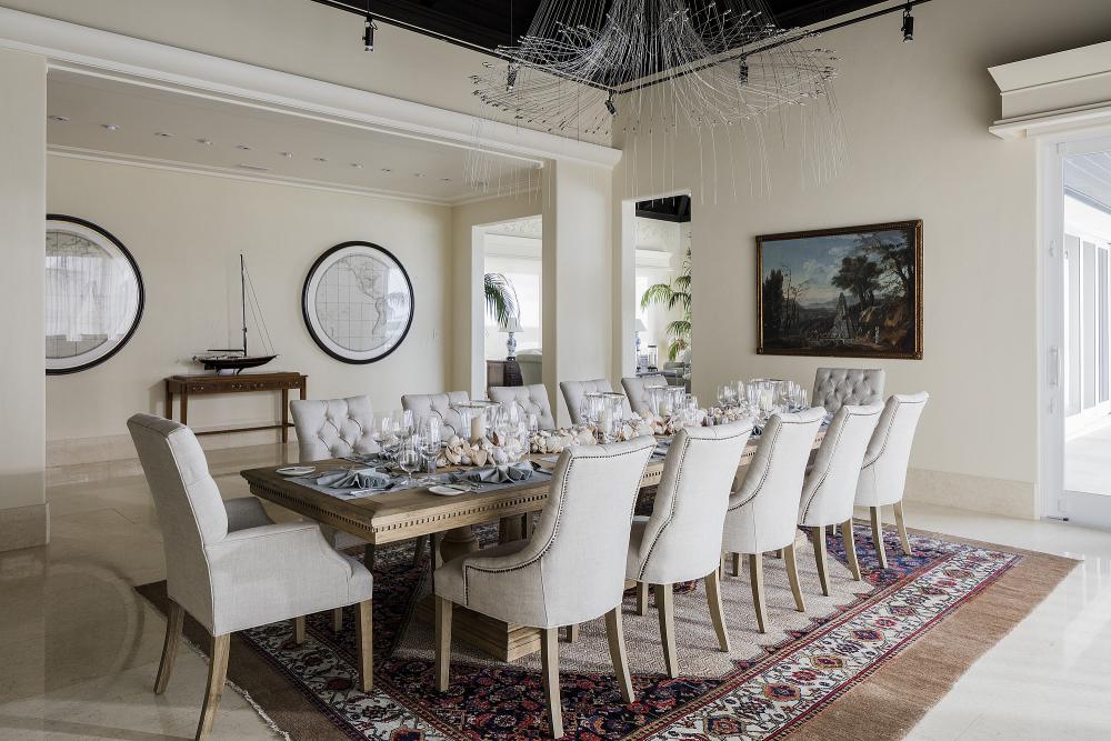 Over Yonder Cay - Exuma Private Island - Meridian House Dining Room Over Yonder Cay