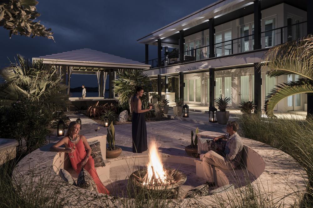 Over Yonder Cay - Exuma Private Island - Meridian House Jacuzzi Over Yonder Cay