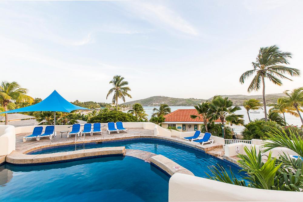 St James Club Resort and Villas Antigua - Picolo tiered pool St James Club Resort and Villas Antigua