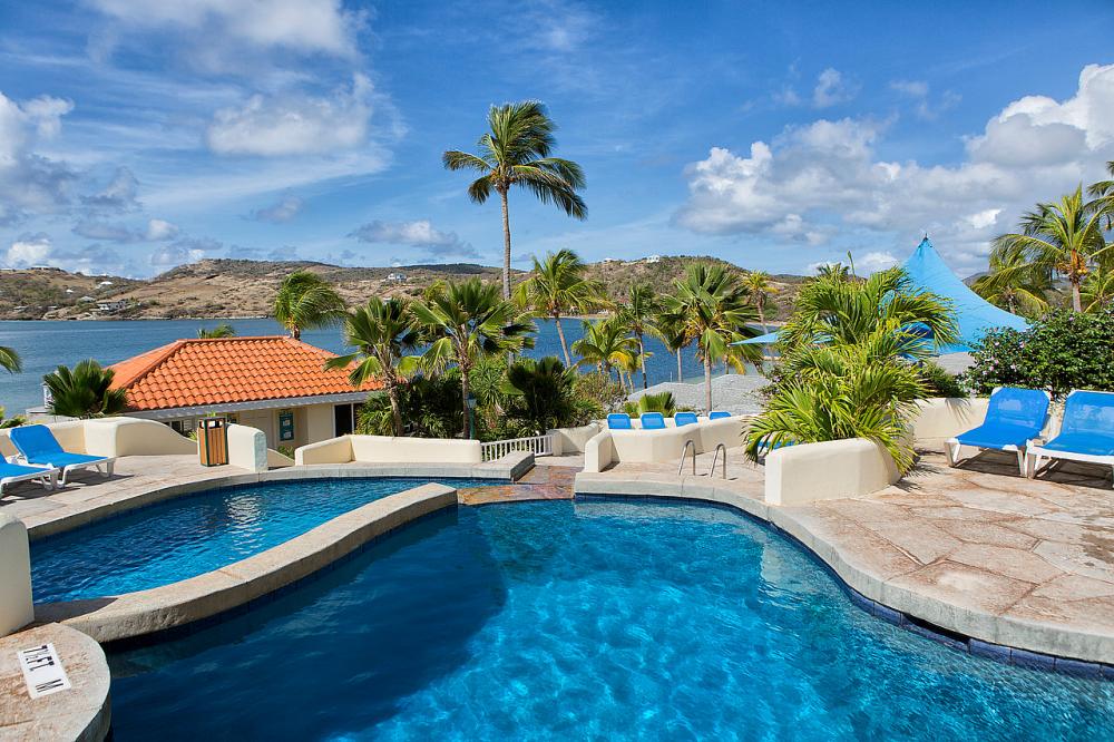 St James Club Resort and Villas Antigua - Picolo tiered pool St James Club Resort and Villas Antigua