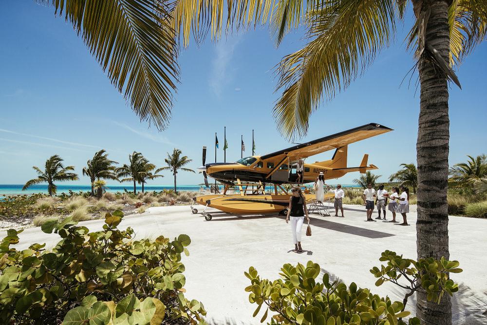 Over Yonder Cay - Exuma Private Island - Sea plane Over Yonder Cay