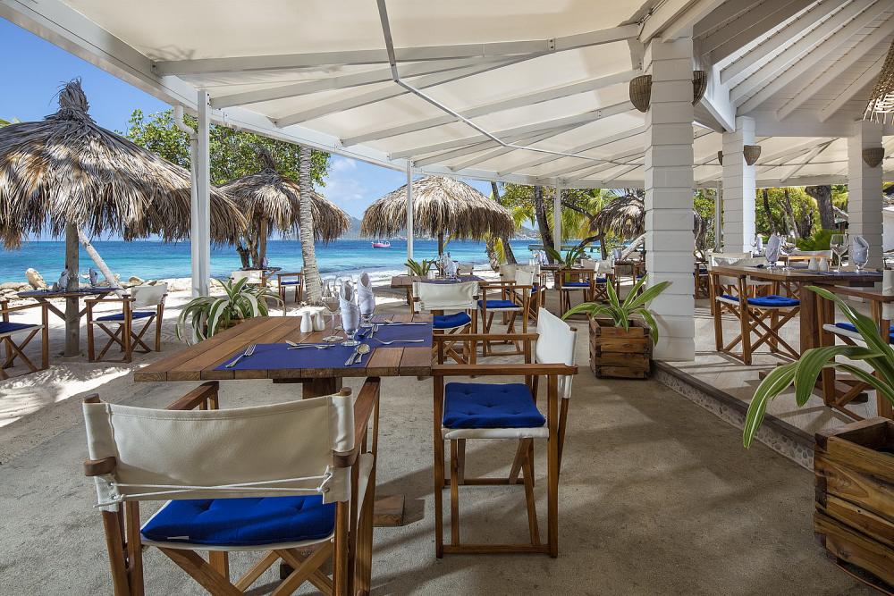 Grenadines, Palm Island Resort - Sunset Restaurant and Bar Grenadines, Palm Island Resort - Sunset Restaurant and Bar