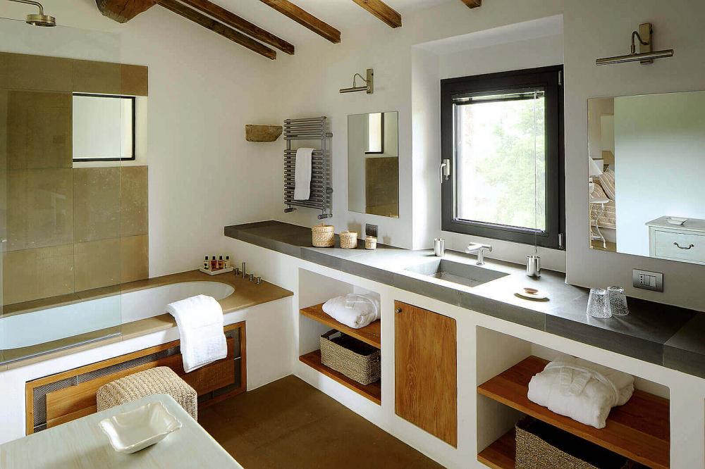 Arrighi House bathroom Arrighi House Castello di Reschio and Villas Tuscany