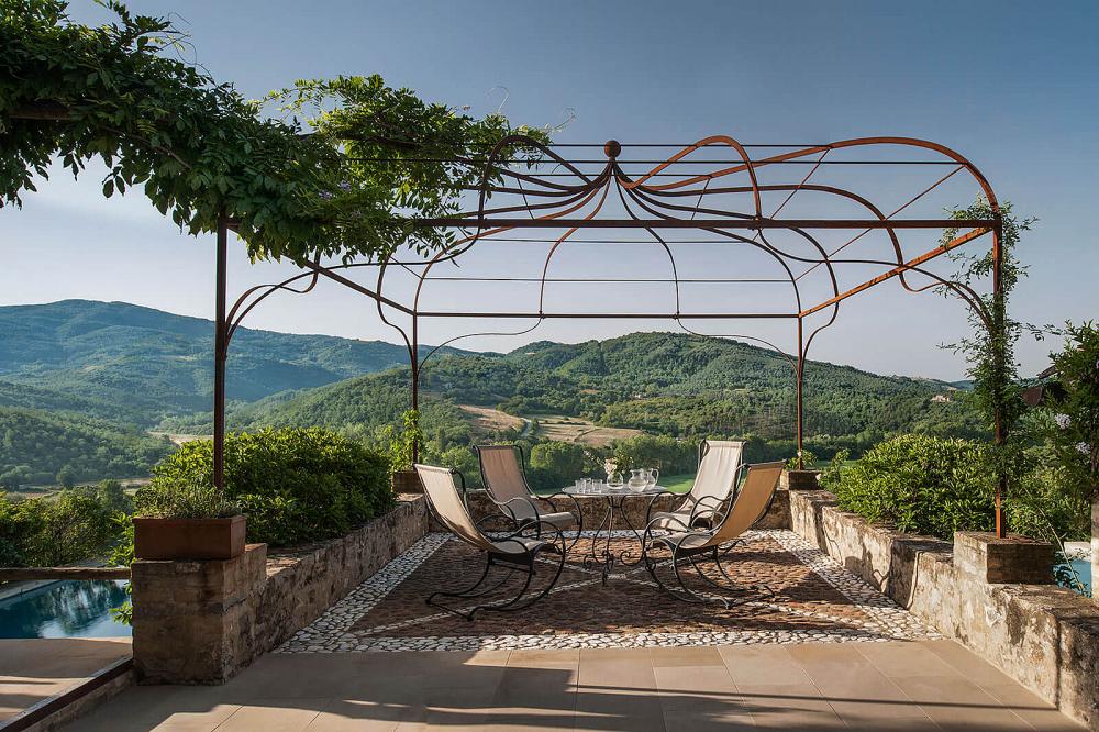 Villa Barco Gazebo Villa Barco - Castello di Reschio and Villas Tuscany