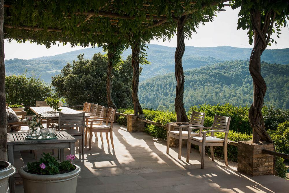 Villa Barco Terrace Villa Barco - Castello di Reschio and Villas Tuscany
