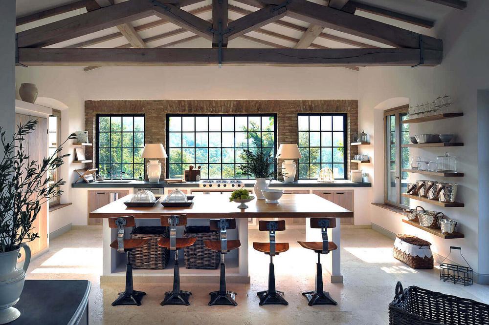 Villa Spinaltermine - Kitchen & Dining Area Villa Spinaltermine - Castello di Reschio and Villas Tuscany