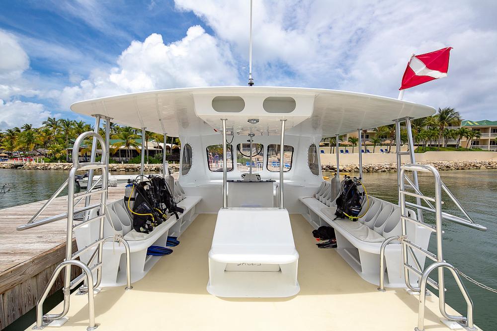 St James Club Resort and Villas Antigua - St James Club Diving Boat St James Club Resort and Villas Antigua